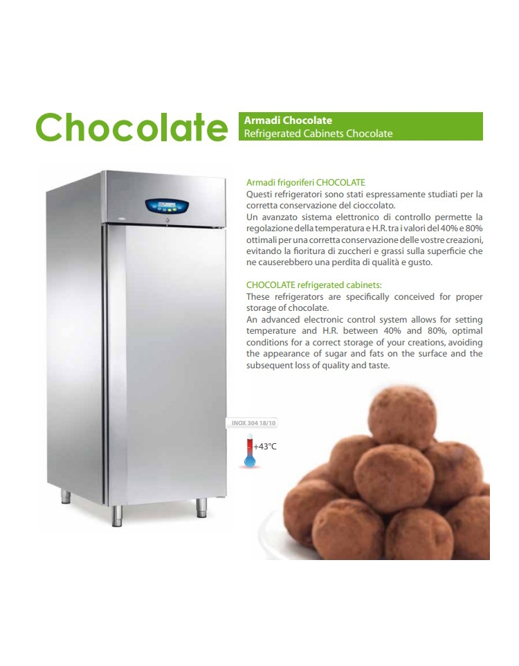 Lutilizzo del frigorifero nella produzione di cioccolato
