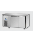 Tavolo Refrigerato GN 1/1 a bassa temperatura con 2 porte e gruppo motore a sinistra cm 142x71,5x85h