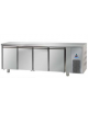 Tavolo Refrigerato GN 1/1 a bassa temperatura con 4 porte cm 232x71,5x85h