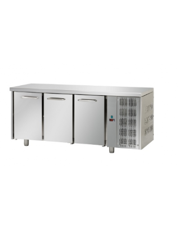 Tavolo Refrigerato GN 1/1 a temperatura normale con 3 porte cm 187x70x85h