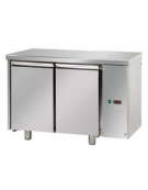 Tavolo Refrigerato 2 porte TN +2°+8°C, predisposto per unità frigorifera remota ( ESCLUSA) a destra cm 120x70x85h