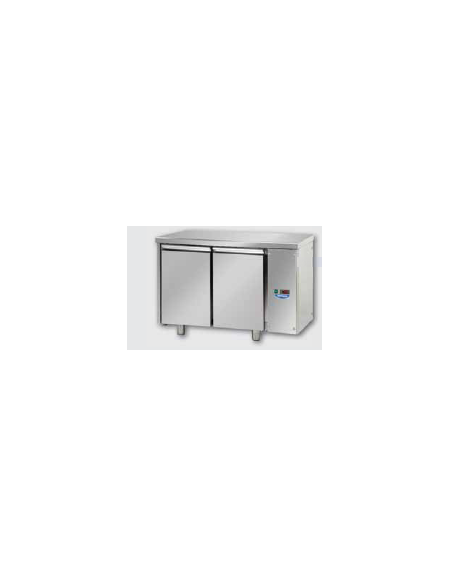 Tavolo Refrigerato GN 1/1 con 2 porte predisposto per unità frigorifera remota a bassa temperatura cm 120x71,5x85h Tavolo Refrigerato GN 1/1 con 2 porte predisposto per unità frigorifera remota a bassa temperatura cm 120x71,5x85h