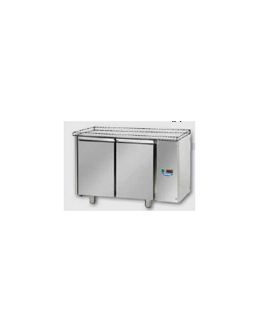 Tav Refrigerato, 2 porte, senza piano di lavoro, predisposto per unità frigorifera remota a bassa temp. cm 120x71,5x80h