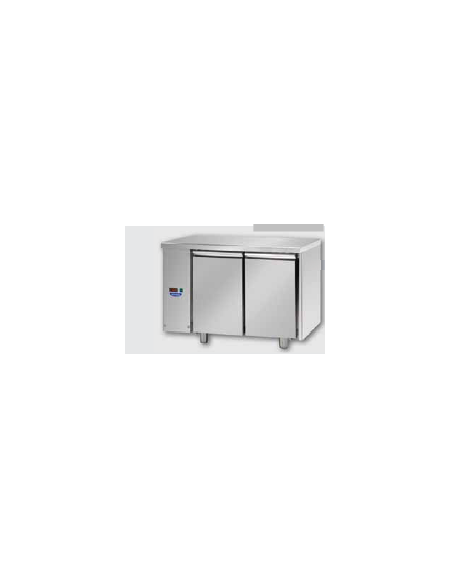 Tavolo Refrigerato GN 1/1 con 2 porte predisposto per unità frigorifera remota a bassa temperatura a sinistra cm 120x71,5x85h Tavolo Refrigerato GN 1/1 con 2 porte predisposto per unità frigorifera remota a bassa temperatura a sinistra cm 120x71,5x85h
