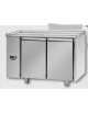 Tav. Refrigerato, 2 porte, senza piano di lavoro, predisposto per unità frigorifera remota a bassa temp. a sxcm 120x71,5x80h