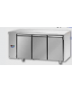 Tavolo Refrigerato GN 1/1 con 3 porte predisposto per unità frigorifera remota a bassa temperatura a sinistra cm 165x71,5x85h