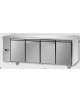 Tav Refrigerato, 4 porte predisposto per unità frigorifera remota a bassa temp. a sx cm 210x71,5x85h