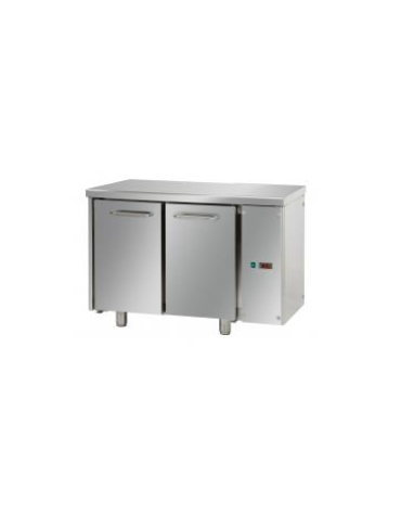 Tavolo Refrigerato GN 1/1 con 2 porte, predisposto per unità frigorifera remota cm  120x70x85h