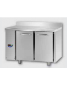Tavolo Refrigerato 2 porte c/alzatina predisposto per unità frigorifera remota a sinistra cm 120x70x95h