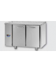 Tavolo Refrigerato GN 1/1 con 2 porte, senza piano di lavoro, predisposto per unità frigorifera remota a sinistra cm 120x70x80h