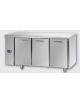 Tavolo Refrigerato GN 1/1 con 3 porte predisposto per unità frigorifera remota a sinistra cm 165x70x85h