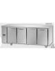 Tavolo Refrigerato GN 1/1 con 4 porte predisposto per unità frigorifera remota a sinistra cm 210x70x85h