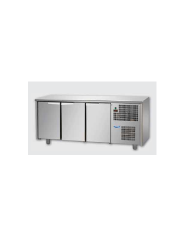 Tavolo Refrigerato a temperatura normale con 3 porte cm 191x60x85h