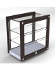 Vetrina neutra da banco per brioches cm 57,5x34x61h - N° 3 Piani espositivi - Senza illuminazione - Colori nero o bianco