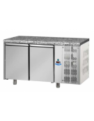 Tav Refrigerato pasticceria, a temp. normale, 2 p. e piano di lavoro in Granito CM 160x80x85H