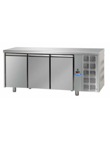 Tavolo Refrigerato Pasticceria 600x400 con 3 porte CM 215x80x85H