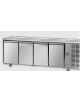 Tavolo Refrigerato Pasticceria 600x400 con 4 porte senza piano di lavoro CM 270x80x80H