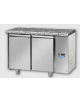 Tavolo Refrigerato Pasticceria piano di lavoro in Granito per unità frig. remota cm 138x80x85h