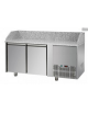 Tavolo Refrigerato Pizza GN 1/1 con 2 porte e piano in granito CM 161x75x103H