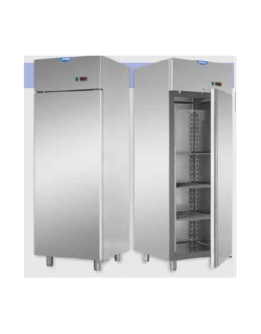 Armadio Refrigerato 600 monoblocco in Acciaio Inox a temperatura normale cm 71x70x203h