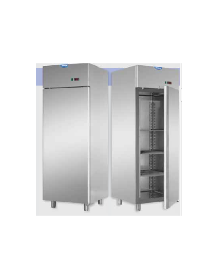 Armadio Refrigerato 600 monoblocco in Acciaio Inox a temperatura normale cm 71x70x203h