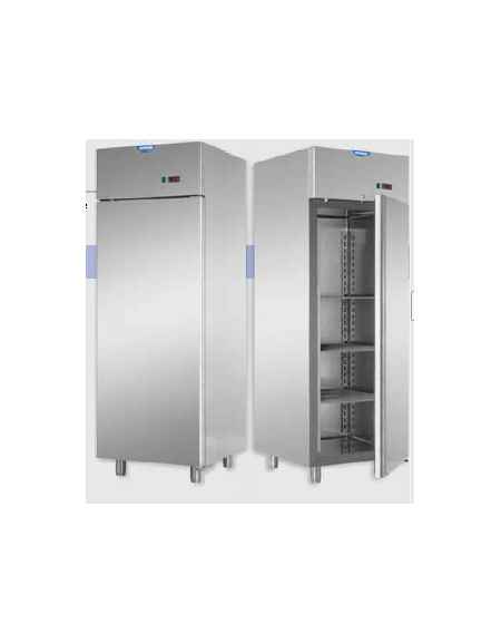 Armadio Refrigerato 600 in Acciaio Inox predisposto x unità frig. rem. a temp. normale cm 71x70x203h