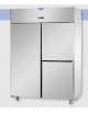 Armadio Refrigerato Lt 1200 monoblocco Inox - temperatura 0 °C/ + 10°C - 1 porta e 2 sportelli - cm 142x70x203h