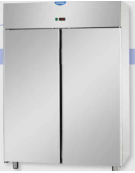 Armadio Refrigerato 1200 Inox predisposto x unità frig. rem. a temp. normale 2 porte cm 142x70x203h
