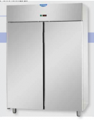 Armadio Refrigerato 1200 Inox predisposto x unità frig. rem. a bassa temp. 2 porte cm 142x70x203h
