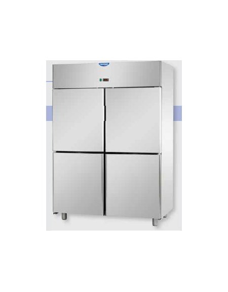Armadio Refrigerato 1200 Inox predisposto x unità frig. rem.a bassa temp. 4 sportelli cm 142x70x203h Armadio Refrigerato 1200 Inox predisposto x unità frig. rem.a bassa temp. 4 sportelli cm 142x70x203h