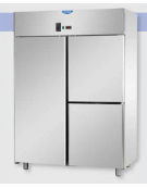 Armadio statico 1200 in Acciaio Inox a temperatura normale con 1 porta e 2 sportelli cm 142x70x203h