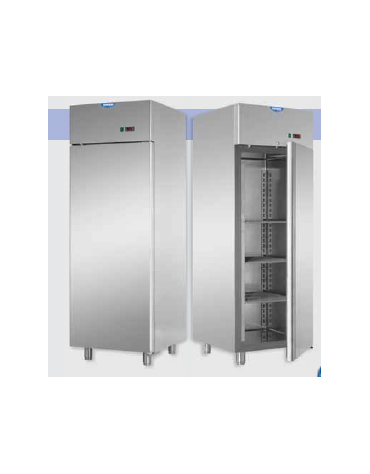 Armadio Refrigerato GN 2/1 monoblocco in Acciaio Inox a temperatura normale cm 71080x203h