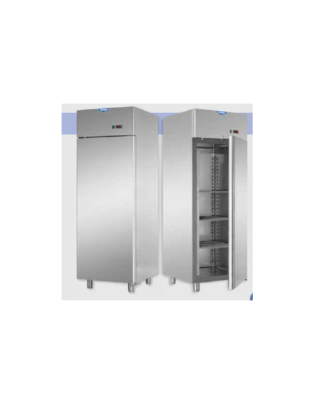 Armadio Refrigerato GN 2/1 monoblocco in Acciaio Inox a temperatura normale cm 71080x203h