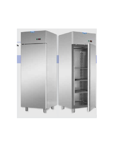 Armadio Refrigerato in Acciaio Inox predisposto x unità frig. rem. a temp. normale cm 71x80x203h
