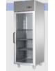 Armadio Refrigerato monoblocco in Acciaio Inox a bassa temperatura, porta in  vetro, cm 71x80x203h