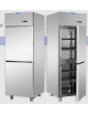 Armadio Refrigerato in Acciaio Inox predisposto per unità frigorifera remota a bassa temperatura 2 sportelli, cm 71x80x203h