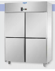 Armadio Refrigerato 600x400 monoblocco in Acciaio Inox a temperatura normale per Pasticceria con 4 sportelli cm 142x80x203h