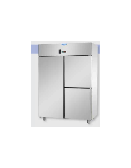 Armadio Refrigerato 600x400 monoblocco, a temperatura normale x Pasticceria con 1 porta e 2 sportelli cm 142x80x203