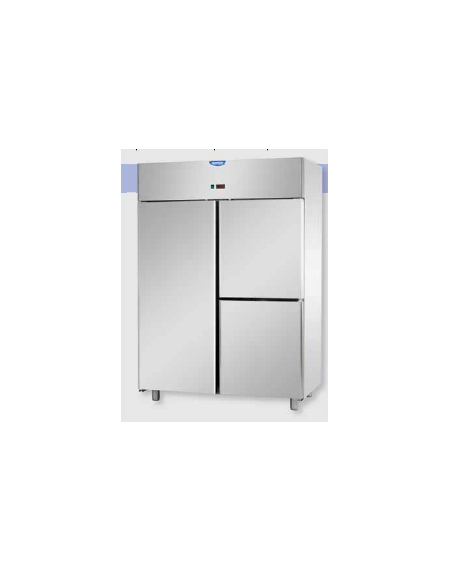 Armadio Refrigerato 600x400 monoblocco, a bassa temp. per Pasticceria, 1 porta e 2 sportelli cm 142x80x203h