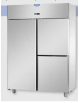 Armadio Refrigerato 600x400 monoblocco, a bassa temp. per Pasticceria, 1 porta e 2 sportelli cm 142x80x203h