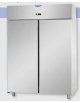 Armadio Refrigerato Lt 1.400 GN 2/1 monoblocco in Acciaio Inox - temperatura 0/+10 °C con 2 porte - cm 142x80x203h
