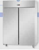 Armadio Refrigerato Inox predisposto x unità frig. rem. bassa temp. 2 porte cm 142x80x203h
