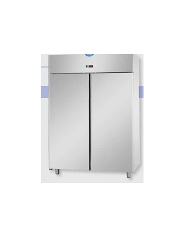 Armadio Refrigerato Inox predisposto x unità frig. rem. bassa temp. 2 porte cm 142x80x203h