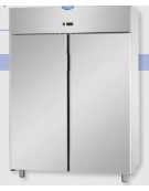 Armadio Refrigerato Inox predisposto x unità frigo. rem. a temp. normale 2 porte cm 142x80x203h