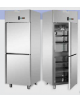 Armadio statico GN 2/1 in Acciaio Inox a temperatura normale con 2 sportelli - cm 71x80x203h