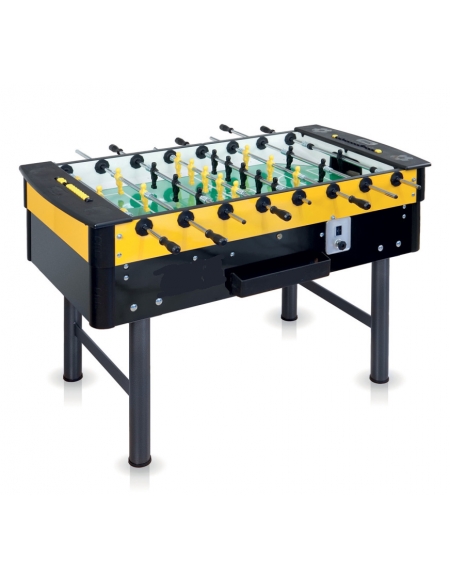 Calcetto calcio balilla con gettoniera ed aste telescopiche - PER USO INTERNO Calcetto calcio balilla con gettoniera ed aste telescopiche - PER USO INTERNO