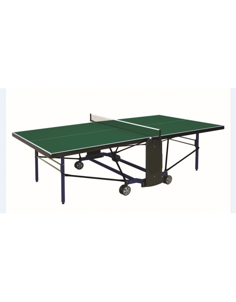 Tavolo Da Ping Pong Portatile Da 9 Piedi (2,7 M) – Professionale Per Interni/Esterni Con Rete, 2 Racchette E 3 Palline – Pieghevole Con Ruote - 5