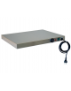 Piano caldo inox per riscaldare GN 4x1/1 - Potenza 1000 Watt - cm 132x53x6h