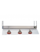 Lampade ad infrarossi a sospensione GN 3x1/1 cm 137x53x24h - N° 3 Lampade