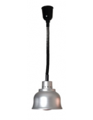 Lampada a sospensione - Colore alluminio - H. regolabile Dim. max cm ø 23